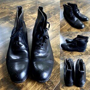 Black Leather Boot (Ankle-Height)